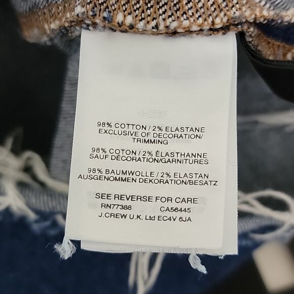 Madewell Stretch Denim Straight Mini Skirt Step-Hem Edition 26 - Picture 15 of 16